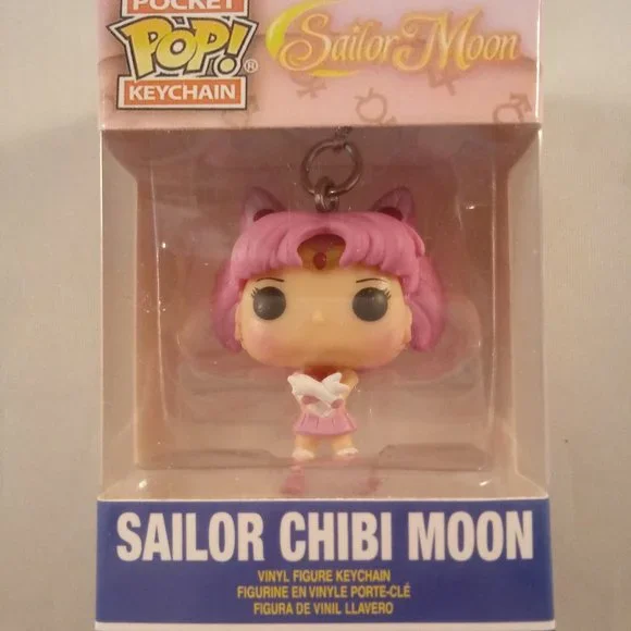 Funko Sailor Chibi Moon Key Chain Key Ring Cute Figurine Character Keychain - Picture 3 of 9